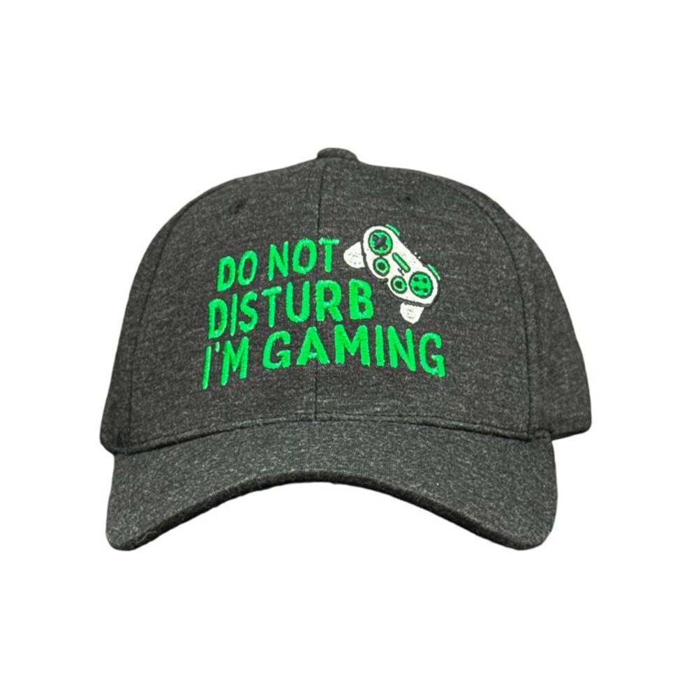 Do Not Disturb Im Gaming Hat Funny Sarcastic Gamer Baseball Cap